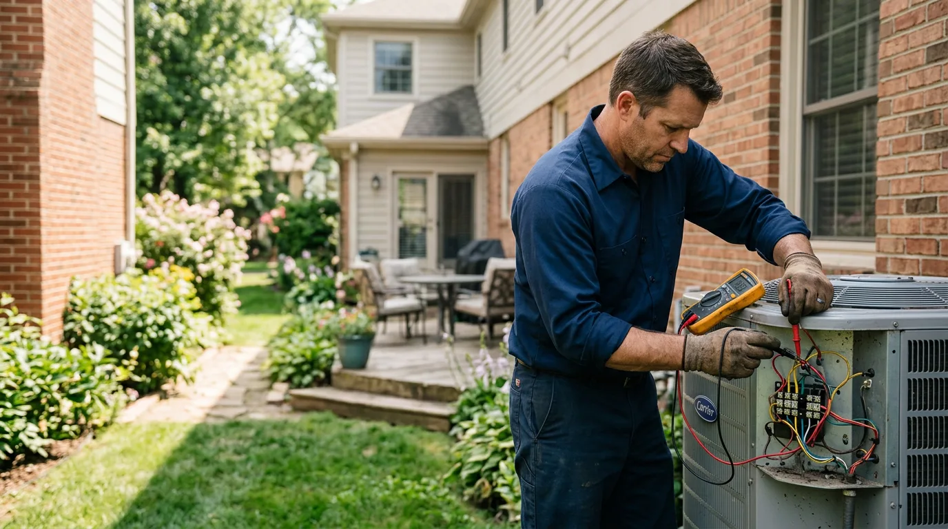HVAC technician working near Hayward, MN